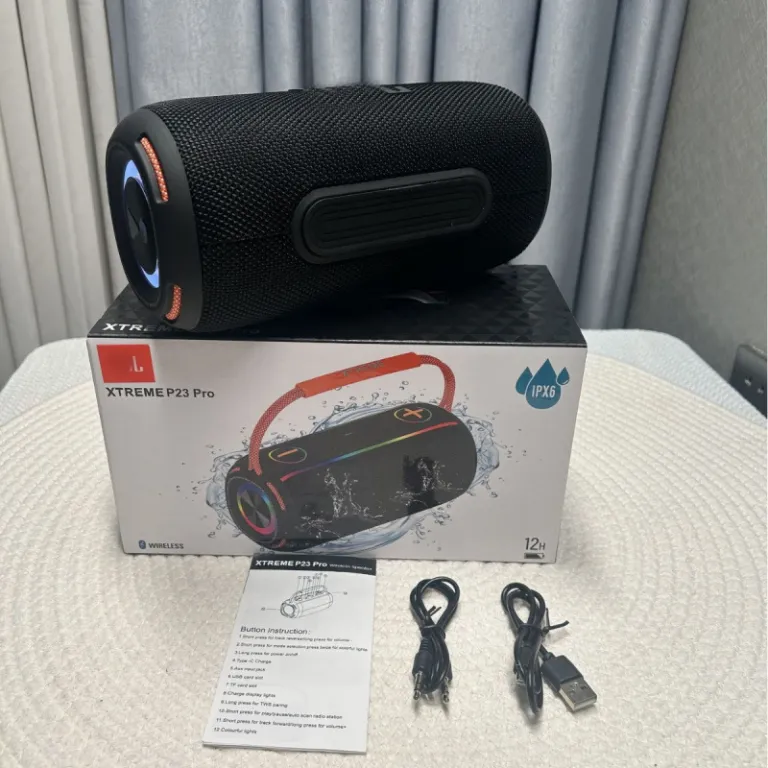 پرفروش JB FLIP7 ساب‌ووفر نسل هفتم کالیدوسکوپ، اسپیکر بلوتوثی ضدآب برای دوچرخه‌سواری و فضای باز