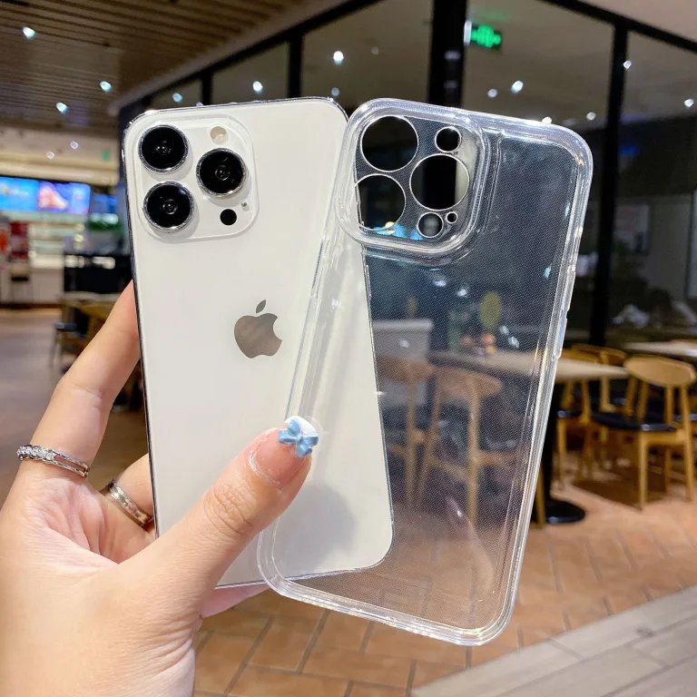 قاب شفاف گوشی اپل 17promax ضد سقوط iphone16tpu با پوشش کامل فضایی 15 13