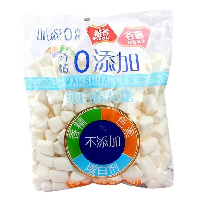 پنبه‌نبات سفید خالص یاگو 500g پنبه‌نبات کم‌شیرین طعم اصلی مواد اولیه شیرینی برفی و آبنبات و تنقلات