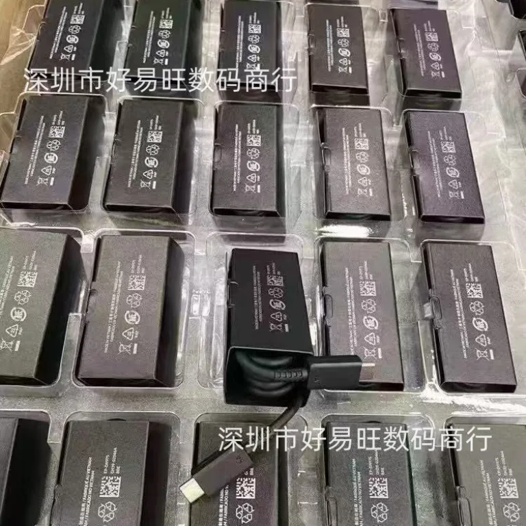 شارژر اورجینال سامسونگ s24ultra با فناوری سوپر فست شارژ و کابل تایپ سی 45W از جنس نیترید گالیوم S25S23 5A