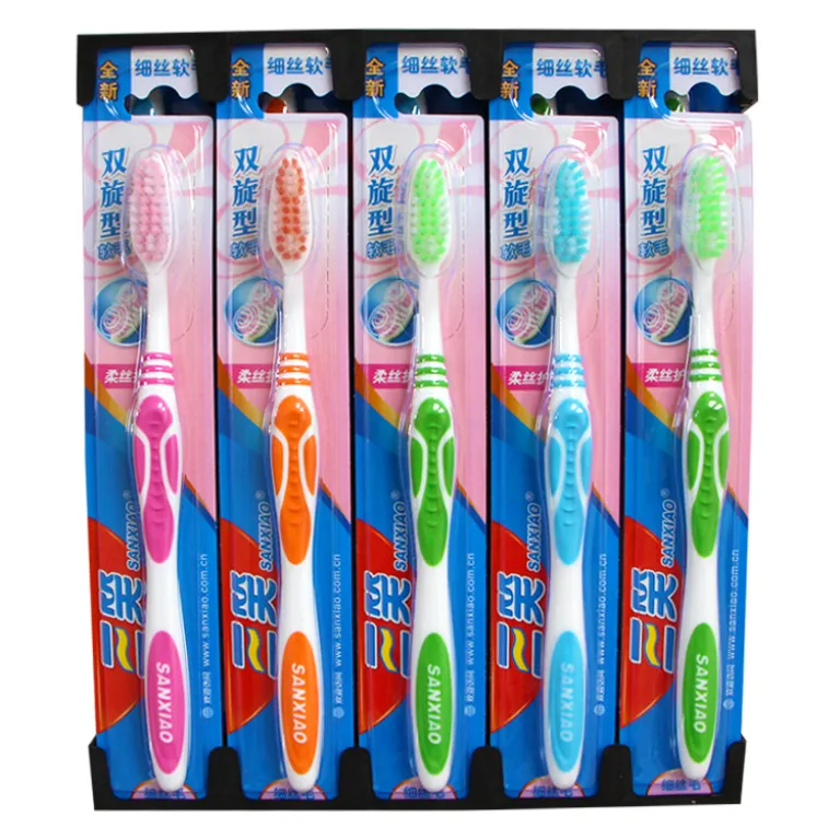 مسواک خانوادگی سانشیائو با موی متوسط نرم و راحت، عمده با قیمت ویژه 998n