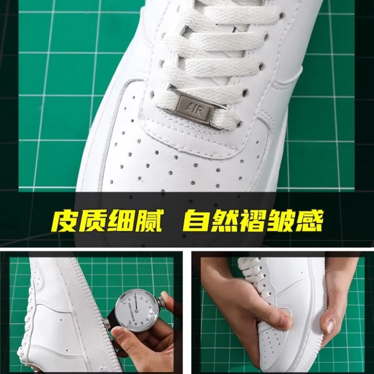 کفش رسمی نایک مردانه 2025 مدل جدید رنگ گندمی و سفید خالص ایر فورس وان اسپرت تخت زنانه تابستانی