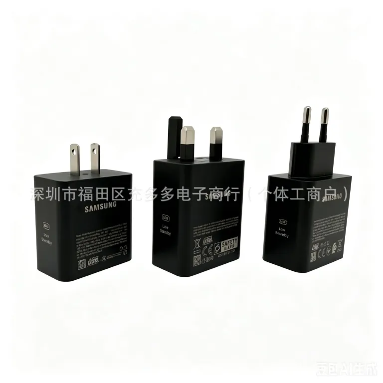 شارژر اورجینال 6010 مناسب برای سامسونگ 60W سوپر شارژ سریع 3.0 شارژر بریتانیایی اروپایی آمریکایی 1.8 متر