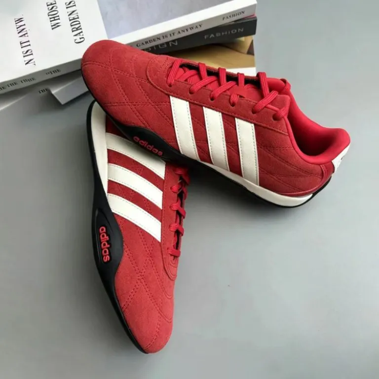 کفش ورزشی زنانه و مردانه adidas 2026 مدل جدید پاییزی راحتی اسپرت کفش کتانی با زیره نازک به سبک مسابقهای