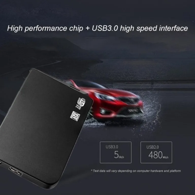 هارد اکسترنال قابل حمل پرسرعت 16TB 8TB 4TB 2TB 1TB هارد قابل حمل USB3.0 مشکی