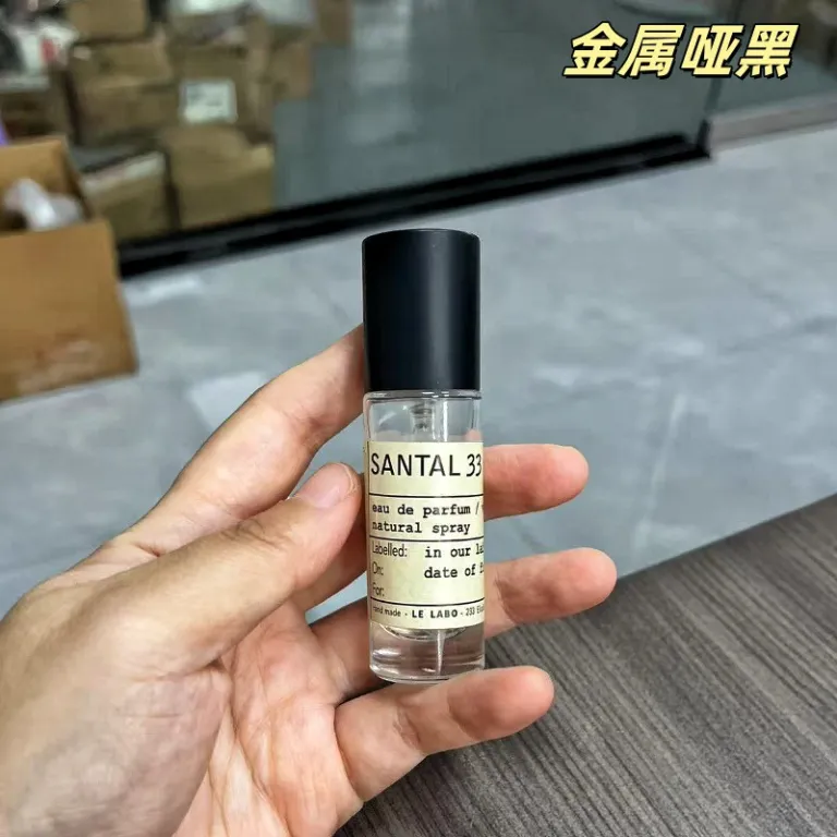 10ML15ML بطری تقسیم عطر شیشهای اسپری قابل حمل با درپوش چوب گردو و راش، خالی و فشاری