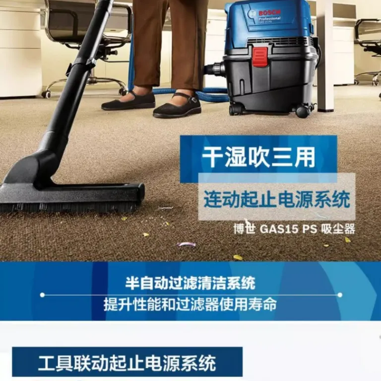 جاروبرقی خودرویی بوش BOSCH GAS15/15PS چندمنظوره برقی دستی اصل، مناسب استفاده خشک و مرطوب