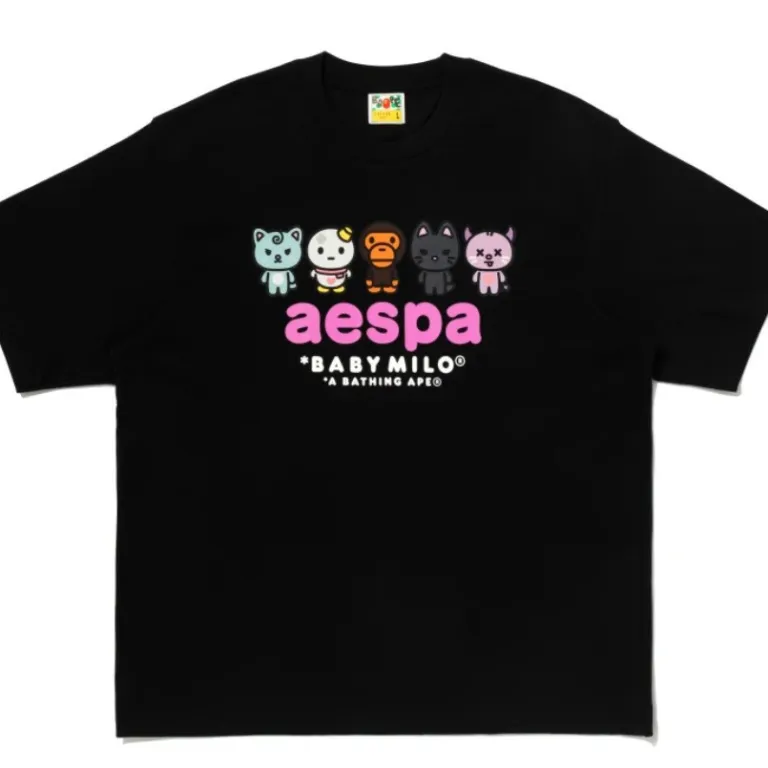 تی‌شرت BAPE تابستانی طرح سر میمون استتاری مردانه و زنانه استایل ژاپنی موجودی عمده
