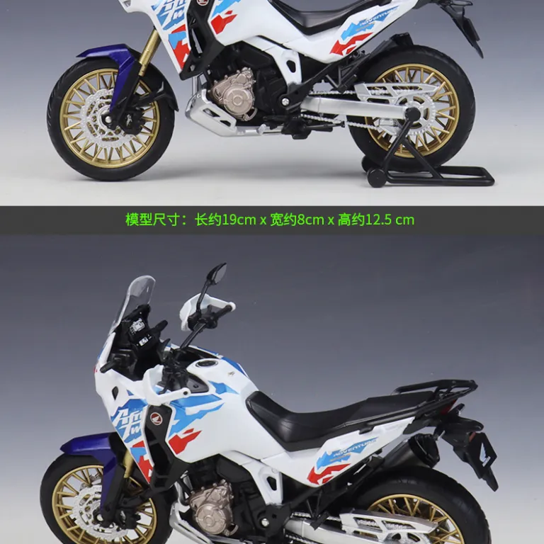 WELLY 1:12 مدل موتورسیکلت آلیاژی شبیه‌سازی شده هوندا Africa Twin Adventure
