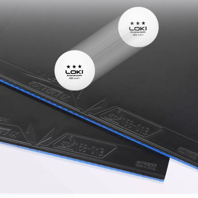 روکش لاستیکی راکت پینگ‌پنگ LOKI Thor Ruilong 1 3 5 PRO با اسفنج آبی مخصوص تیم استانی، نسخه ملی 9