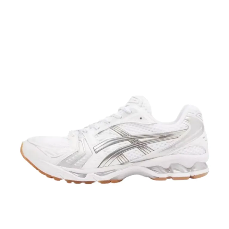 kayano14کفش دویدن ضربه‌گیر زنانه و مردانه ساق کوتاه کفش ورزشی راحتی K14رویه مشکی تنفس‌پذیر و مقاوم در برابر سایش