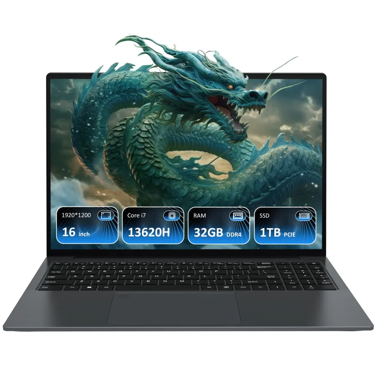 لپ‌تاپ گیمینگ i7 اینچی 16 نسل جدید عمده کارخانه با پردازنده Core 13620H