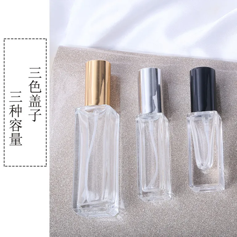 شیشه عطر خالی اسپری قابل حمل برای سفر، بطری تقسیم عطر نمونه کوچک، بطری شیشهای تونر لوکس