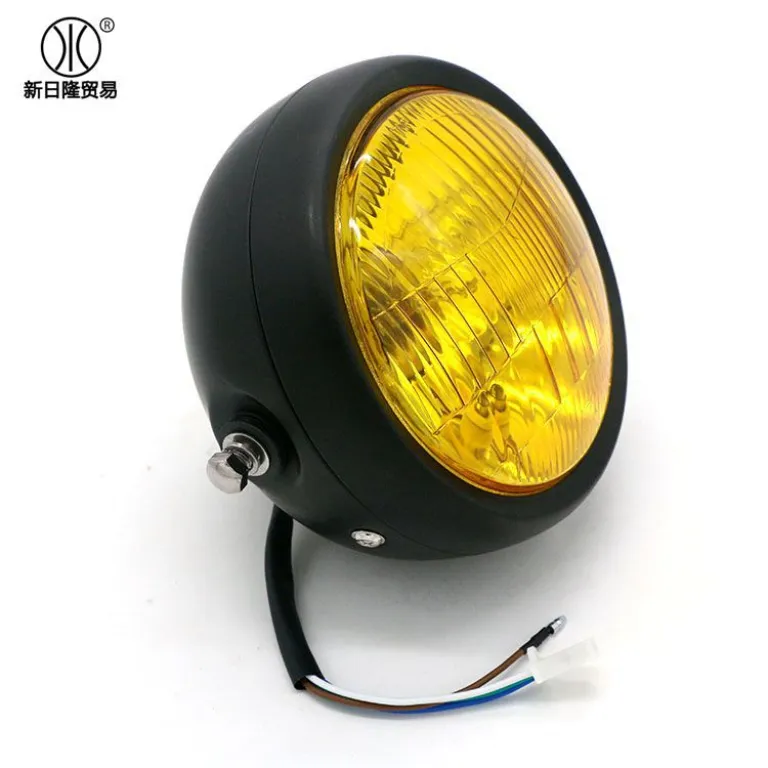 CG125 چراغ جلوی رترو GN125 با بدنه مشکی گرد، عرضه عمده لوازم موتورسیکلت