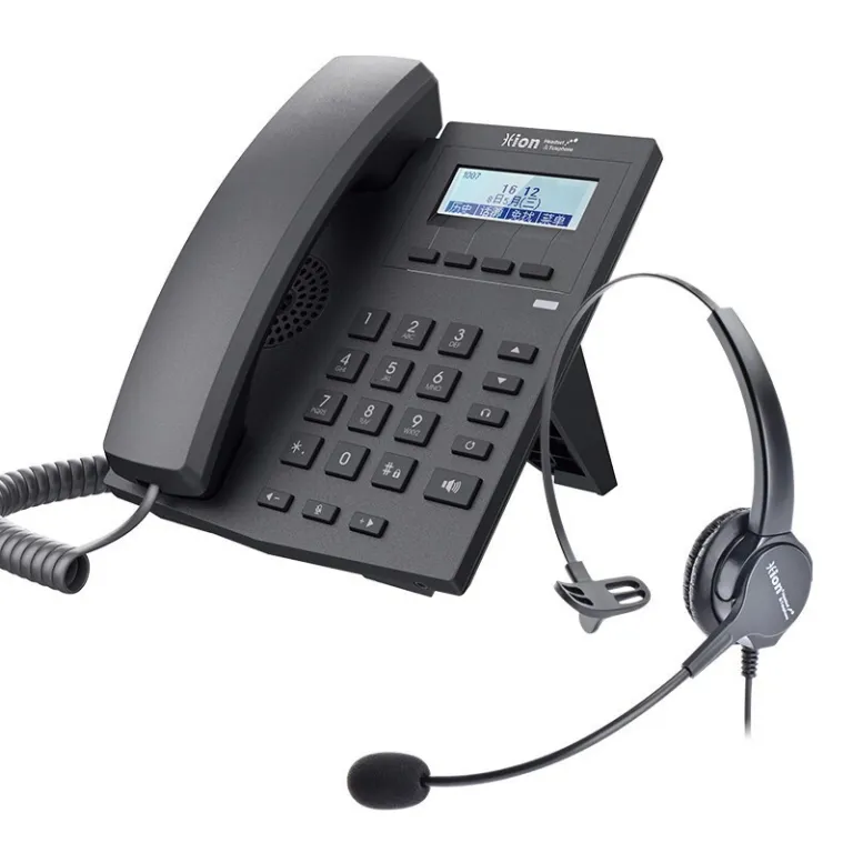 تلفن IP هدست HION S320P/S900 مرکز تماس اپراتور پشتیبانی مشتری شبکه SIP