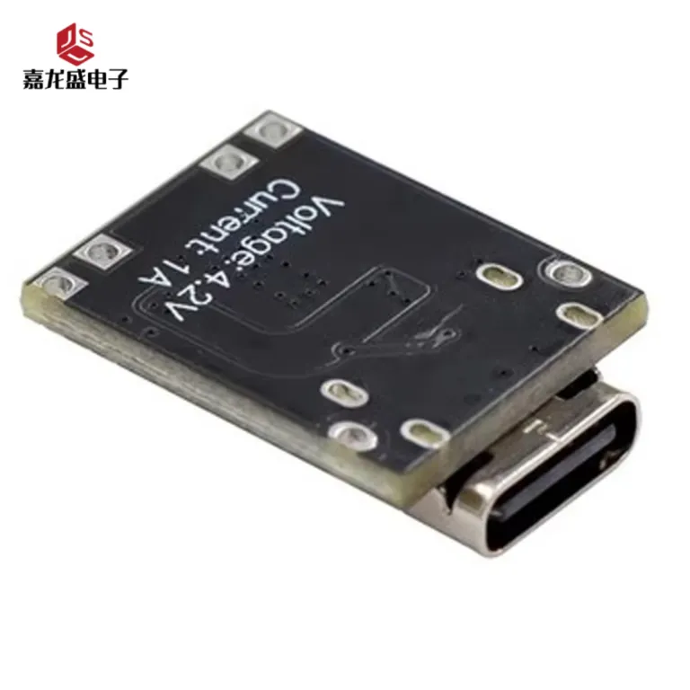 برد شارژ باتری لیتیومی سه‌تایی فوق‌کوچک 1A3.7V4.2V ماژول شارژر Type-C رابط با برد محافظ