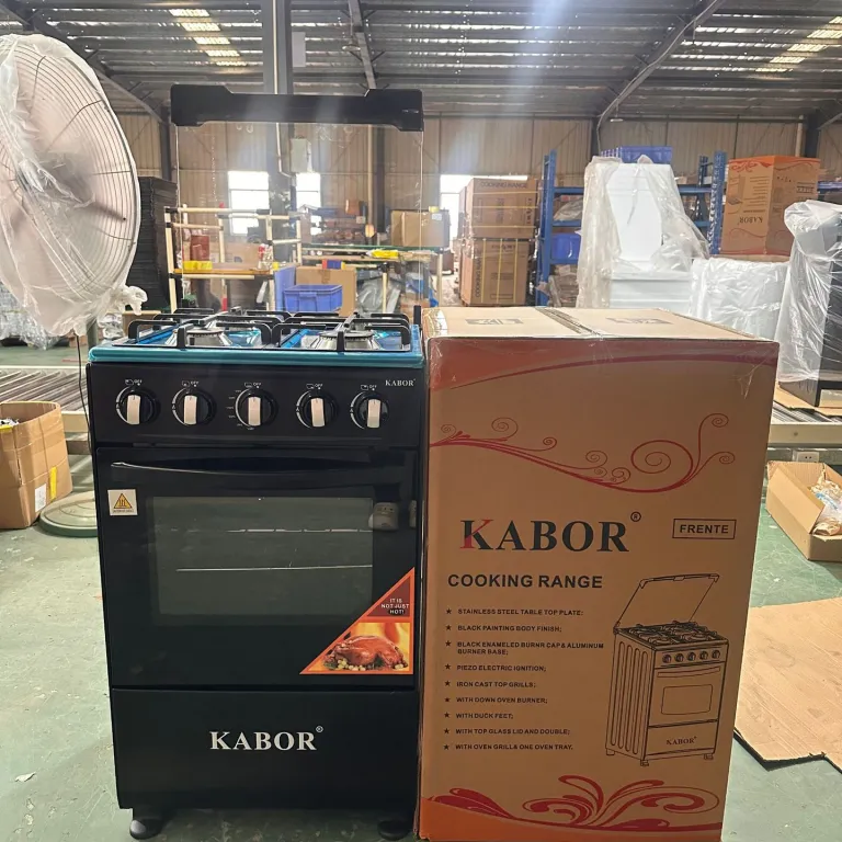 اجاق گاز ایستاده ترکیبی با فر 50*50 بدون پایه چوبی