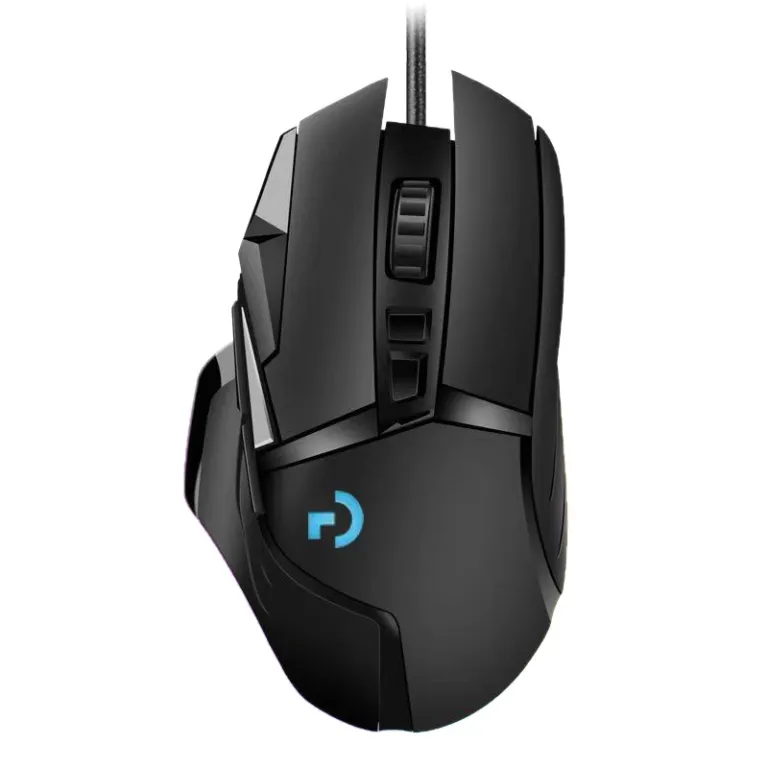 ماوس گیمینگ مکانیکی باسیم G502 با نور RGB و ماکرو مخصوص بازی‌های LOL و PUBG مناسب کافی‌نت