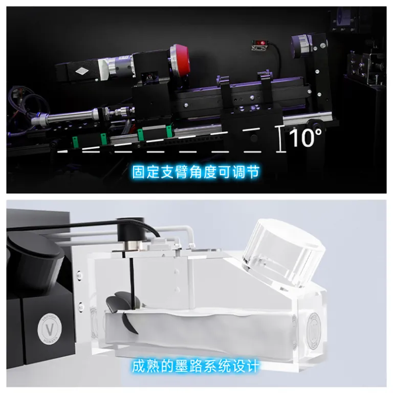 چاپگر UV استوانه‌ای برای مخروط، فنجان قهوه، لیوان، بطری، قمقمه، ظروف، چاپ رنگی ظروف با قیمت ویژه