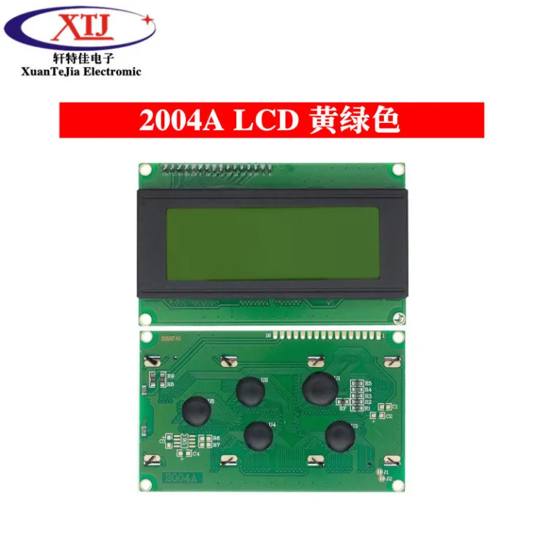 صفحه آبی/زرد-سبز 1602A/1604A/2004A/12864B صفحه LCD 5V با نور پس‌زمینه IIC