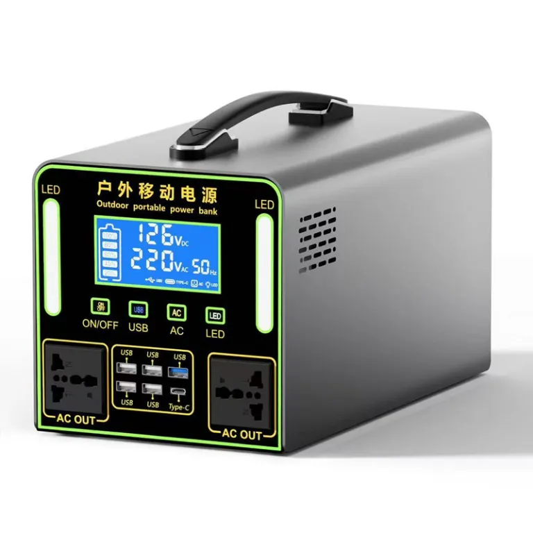 پاوربانک قابل حمل فضای باز 220v منبع تغذیه صنعتی ذخیره انرژی برای بازار شب، پخش زنده، ظرفیت بالا، باتری اضطراری