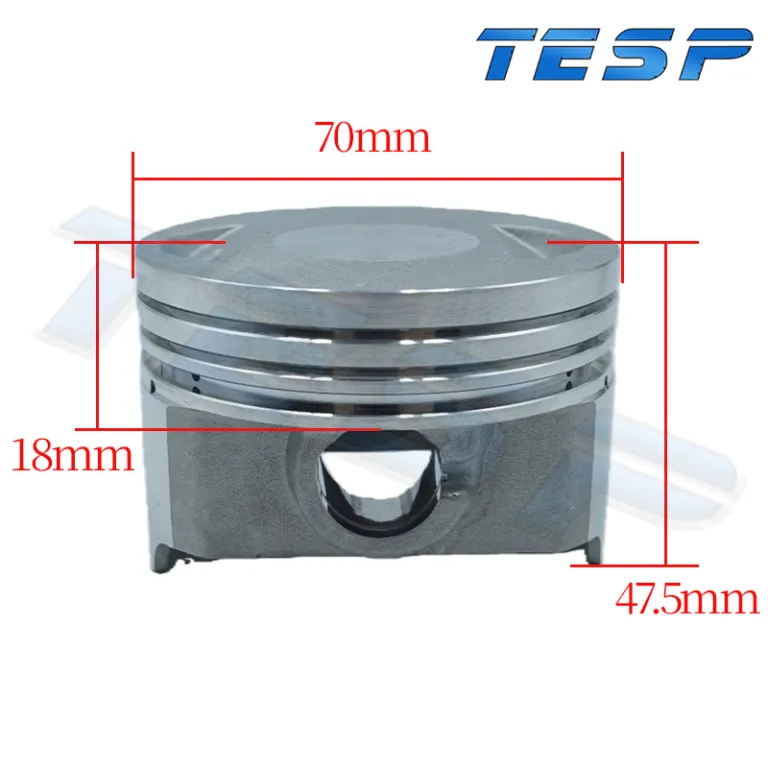 مناسب برای وویانگ هوندا WH250 CB250 CM250 CBF250 70mm پیستون خنک‌شونده با هوا 250cc