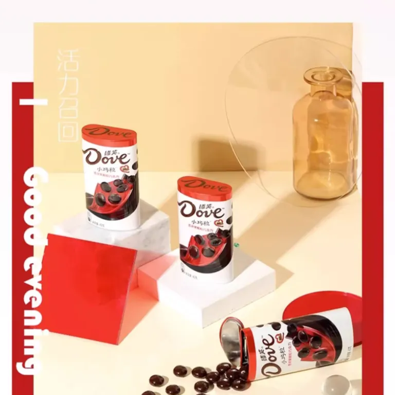 شکلات داوه Dove 42g بسته‌بندی قابل حمل، شکلات تلخ دانه‌ای خوش‌عطر برای عصرانه و مهمانی