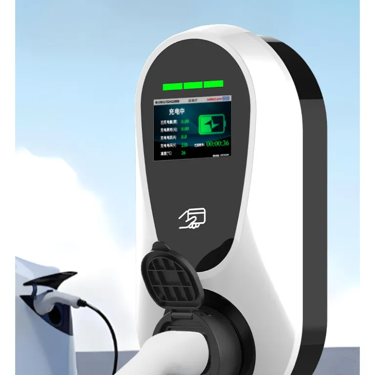 استاندارد اروپا Type2 شارژر خودرو برقی 7KW خانگی شارژر خودرو انرژی نو AC تسلا سه‌فاز 22KW