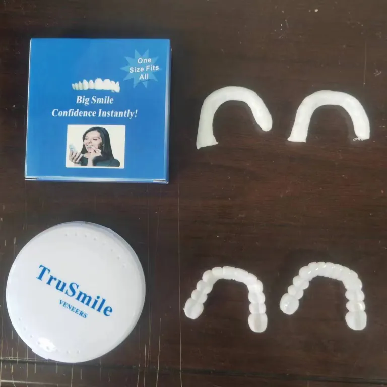 برچسب دندان مصنوعی سیلیکونی نسل چهارم Instant Smile، روکش دندان واقع‌نما برای لبخند زیبا