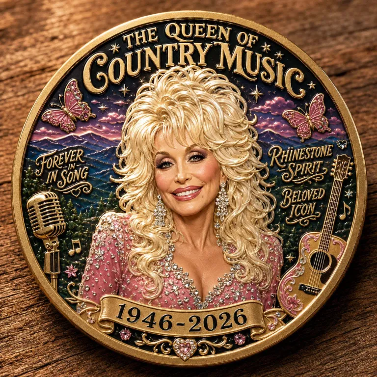 سکه یادبود ابدی دالی پارتن Dolly Parton Commemorative Coin برای فروشگاه مستقل برون‌مرزی