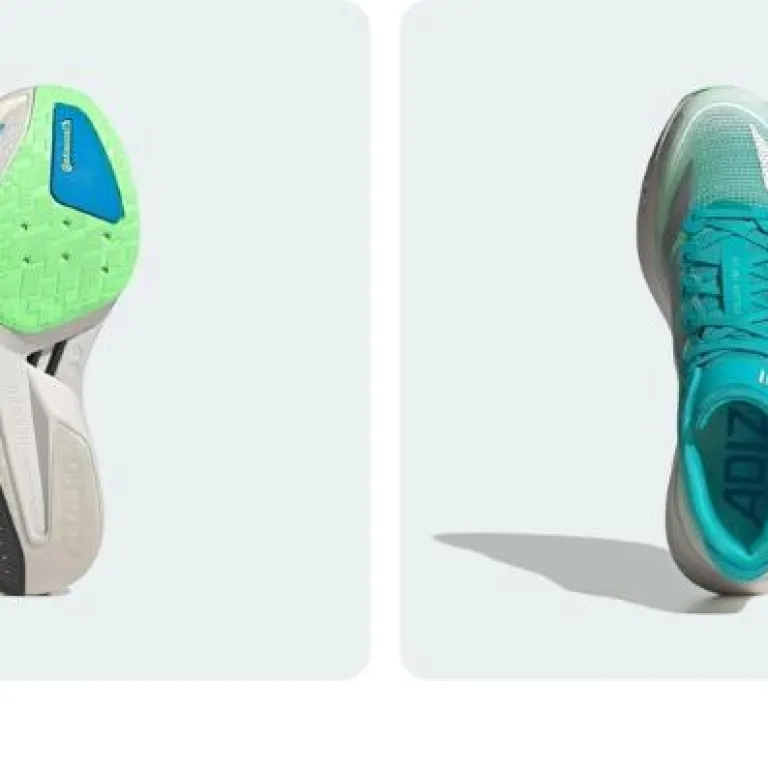 کفش دویدن زنانه آدیداس ADIZERO BOSTON 13 W سبک و تنفس‌پذیر با رویه کوتاه