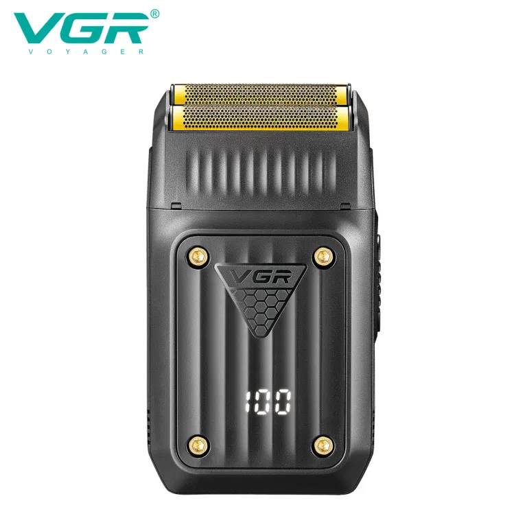 VGR363 ریشتراش رفت و برگشتی جدید با نمایشگر دیجیتال، قابل حمل، مناسب برای اصلاح سر و صورت