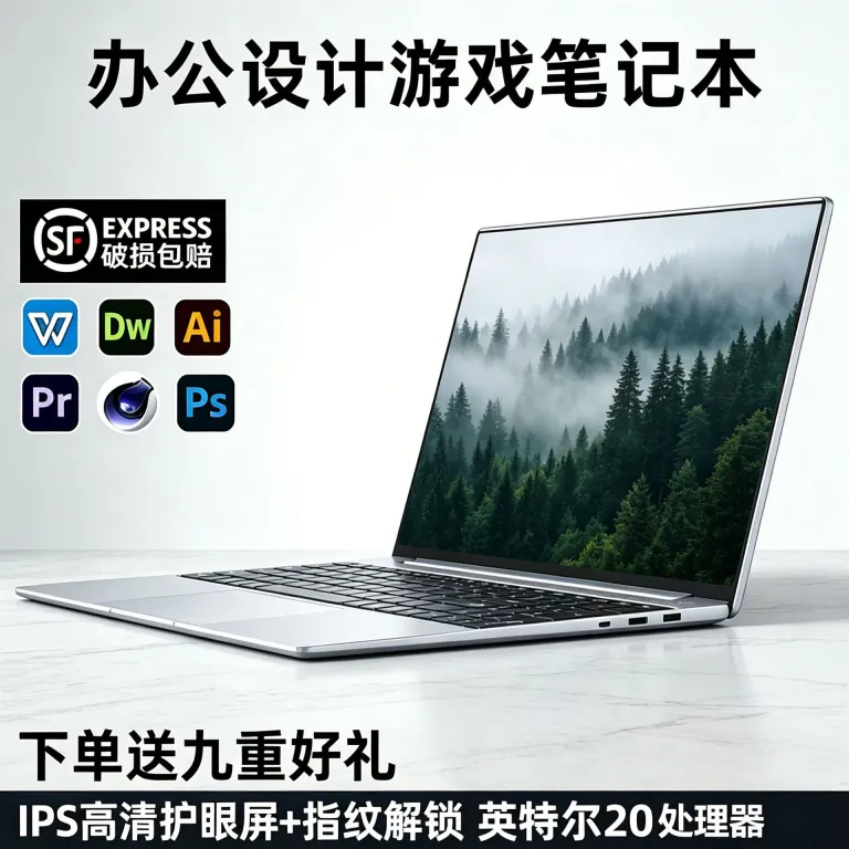 لپ‌تاپ 15.6 اینچی Core i7i5 با گرافیک مجزا برای برنامه‌نویسی، اداری، گیمینگ و بازی، ارسال مستقیم از انبار