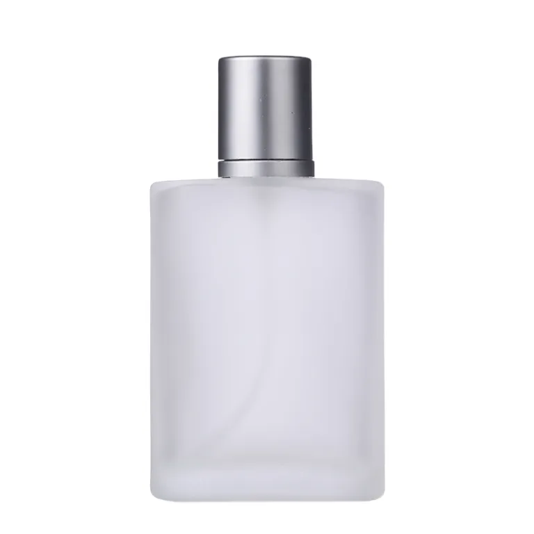 F087-30ml 50ML100ML بطری اسپری شیشه‌ای مات لوکس، بطری خالی عطر با اسپری ریز