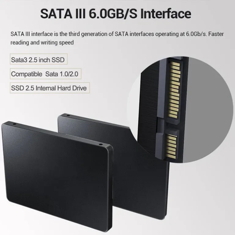 2TB هارد SSD با انتقال پرسرعت، سازگار با لپ‌تاپ و کامپیوتر رومیزی 2.5 “SATA SSD افزایش ظرفیت بین‌المللی