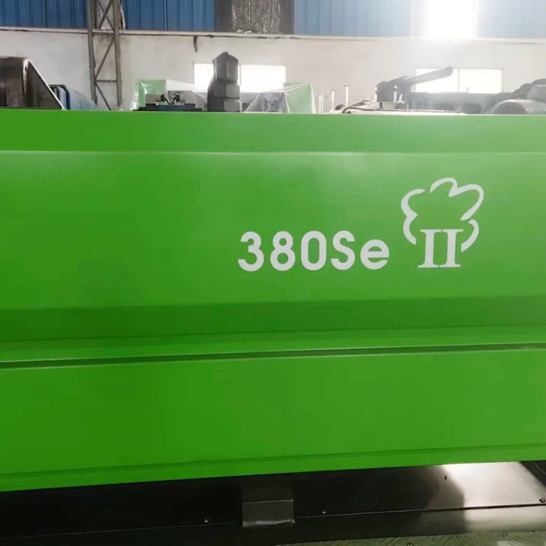 فروش دستگاه تزریق پلاستیک دست دوم Donghua 380 تن، دستگاه قالب‌گیری اصلی 1500 گرم