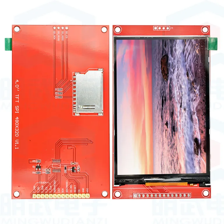 2.2 اینچ / 2.4 / 2.8 / 3.2 / 3.5 / 4.0 اینچ ماژول نمایشگر LCD رنگی لمسی TFT با رابط سری SPI