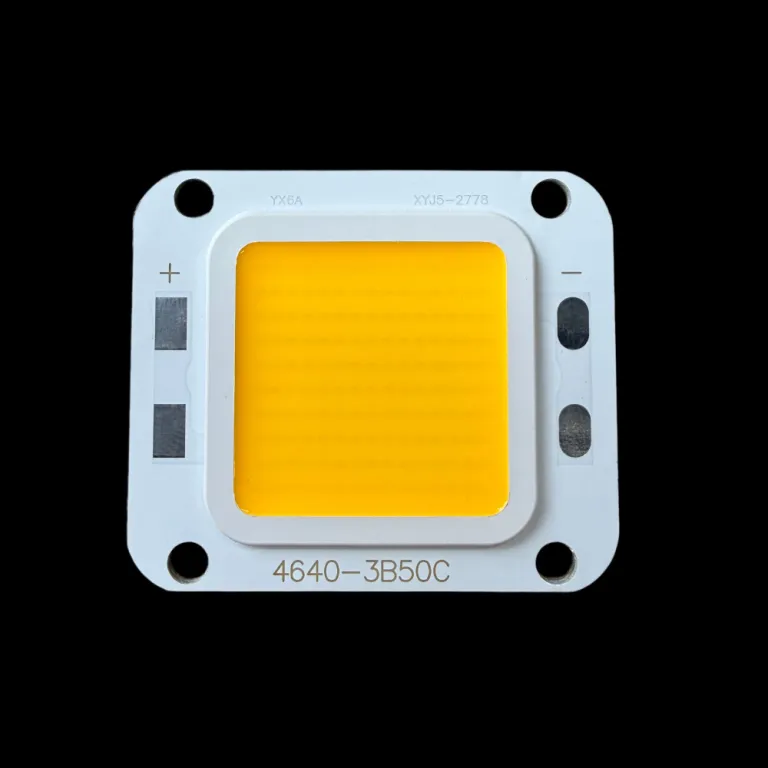 12V بدون نیاز به درایور، پرنور 50WCOB نور سفید و سفید گرم، ال‌ای‌دی یکپارچه، برد ال‌ای‌دی، چراغ خورشیدی، چیپ منبع نور