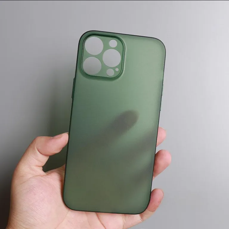 قاب گوشی سیلیکونی مات نیمه‌شفاف فوق‌نازک با حس بدون قاب مناسب اپل 16promax iPhone17