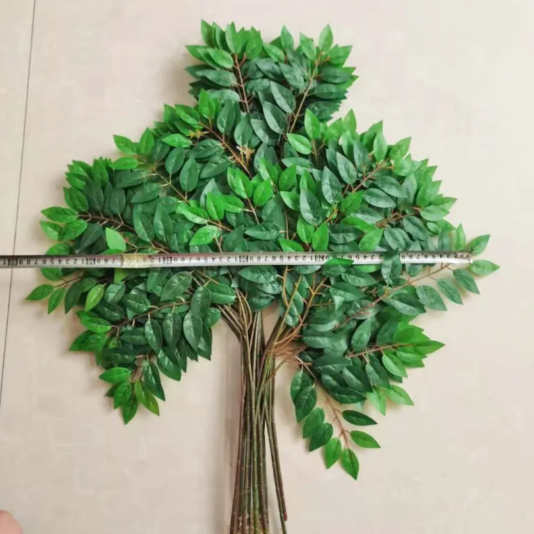 شاخه مصنوعی برگ اقاقیا، نارون و عناب برای محوطه‌سازی و دکوراسیون سبز