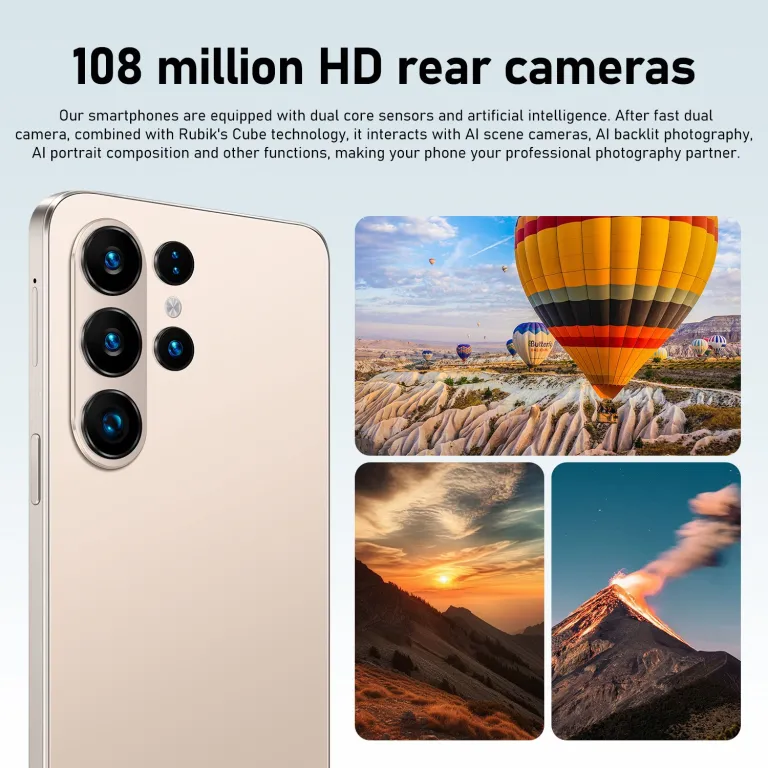 گوشی موبایل S26 Ultra اندروید 16+1T4G اندروید 15 گوشی هوشمند 7.3 اینچ