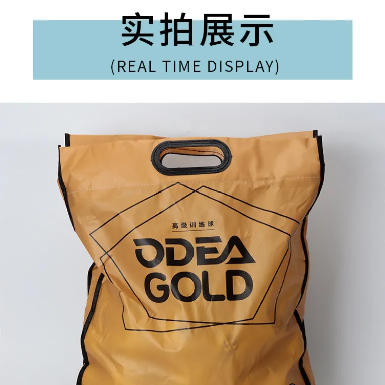 توپ تنیس اودیر Odear GOLD بدون فشار تمرینی، پرش بالا، مقاوم، توپ طلایی، بسته‌بندی فله، کیسه کامل DD3
