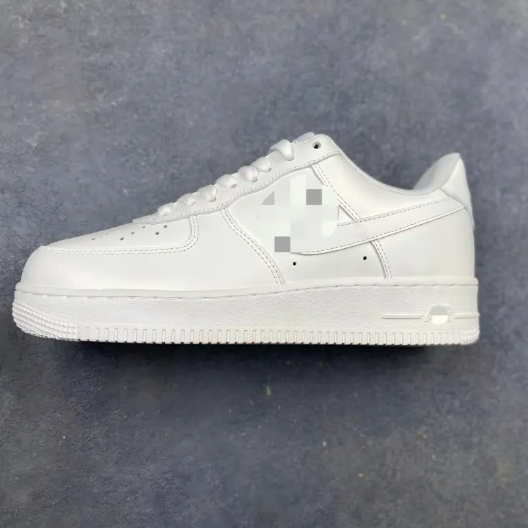 AF1‘07 کفش کتانی ساق کوتاه / کفش راحتی، دوخت لبه‌دار با جعبه اصلی و کفی هوا کامل