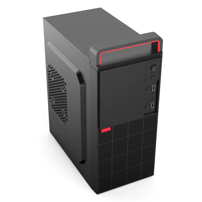 کیس کامپیوتر رومیزی گیمینگ با دستگیره ATX
