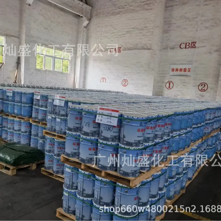رزین اپوکسی مقاوم به اسید و قلیا بالینگ E44 ماده اولیه کفپوش رزین اپوکسی با خلوص بالا E51