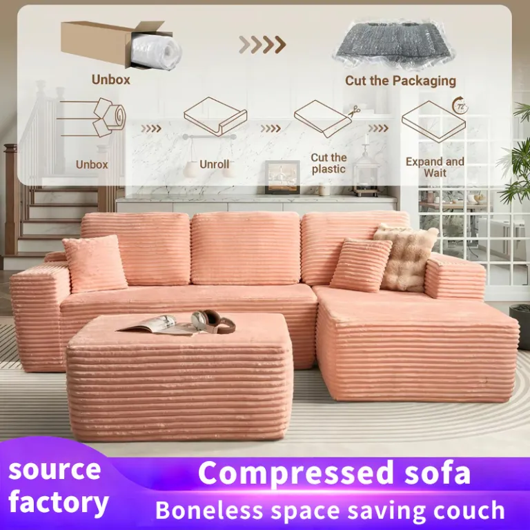 مبل بدون اسکلت فشرده پرفروش اروپا و آمریکا بسته‌بندی وکیوم حمل آسان BonelessSofa عمده کارخانه کانتینری