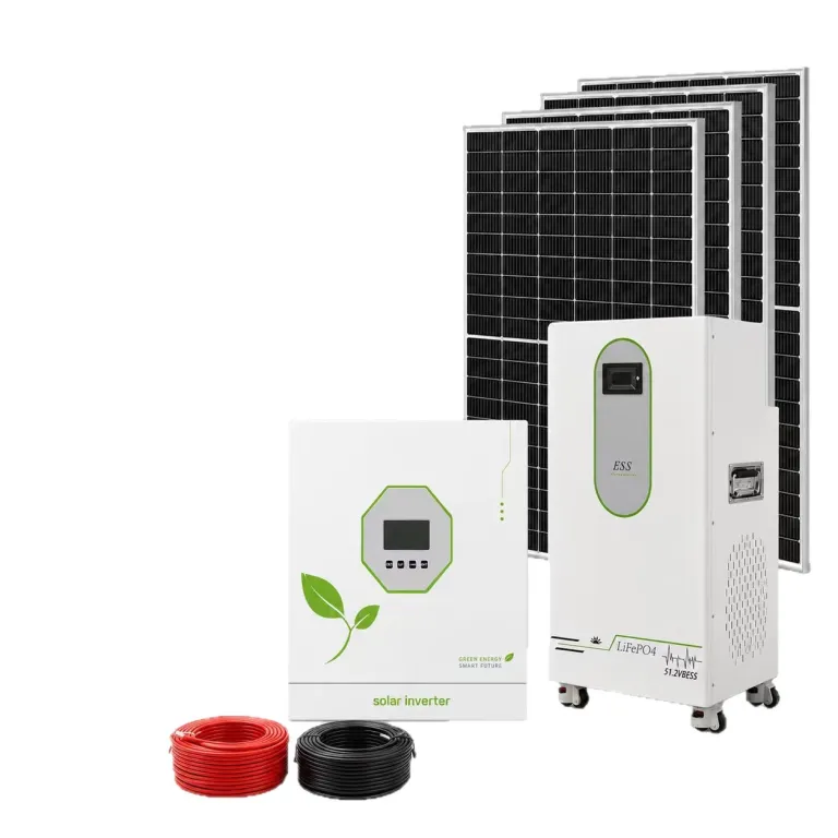 سیستم کامل برق خورشیدی خارج از شبکه 6.5KW باتری ذخیره‌سازی خورشیدی ژنراتور خورشیدی