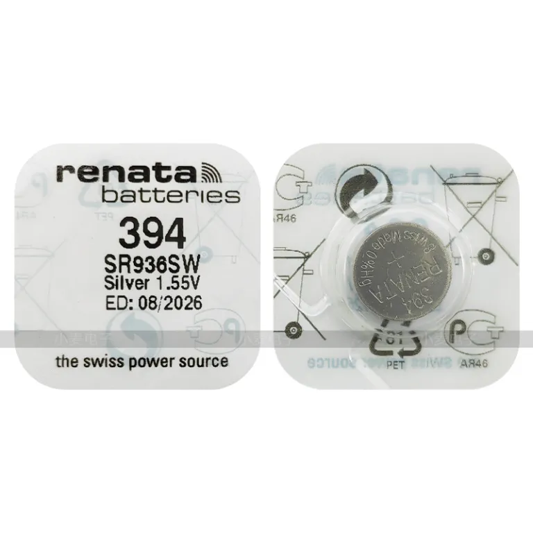 باتری ساعت رناتا سوئیس 394 SR936SW AG9 باتری سکهای برای ساعت کوارتز سواچ swatch