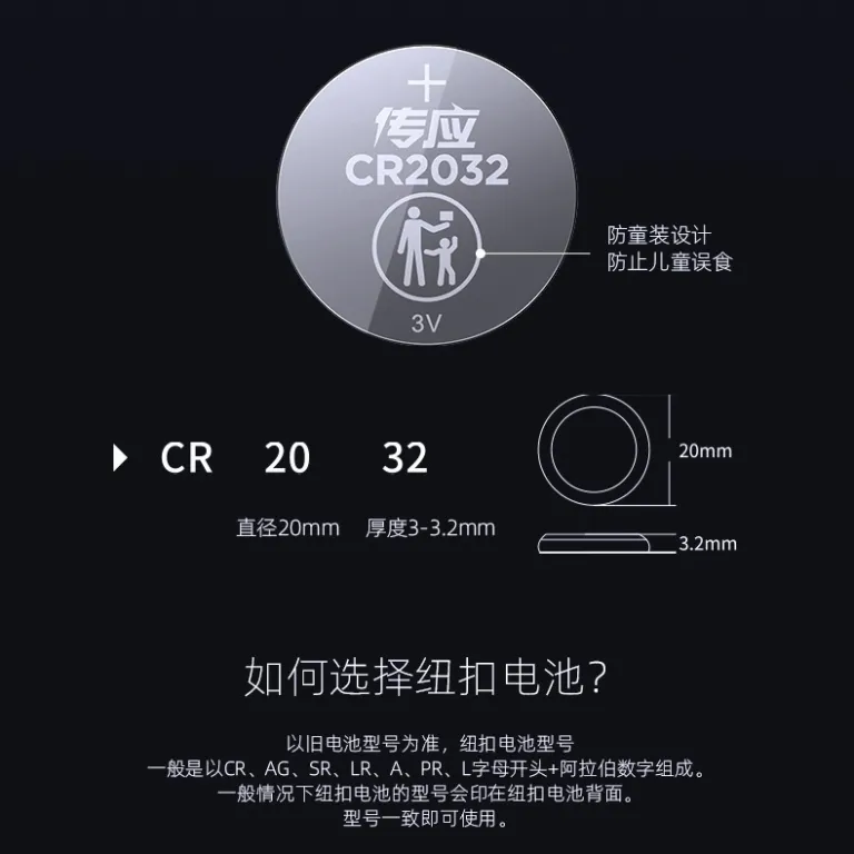 باتری سکه‌ای نانفو چوان‌یینگ CR2032/CR2025/CR2016/CR1616/CR1632/CR1220
