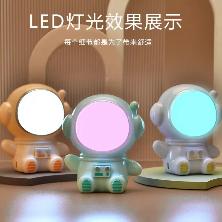 چراغ خواب همبرگری خلاقانه LED شارژی کنار تخت مخصوص کودکان با مدادتراش و محفظه، چراغ رومیزی هدیه
